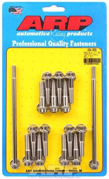 ARP Oil Pan Bolt Kits | Multiple Chevrolet Fitments (434-1805)