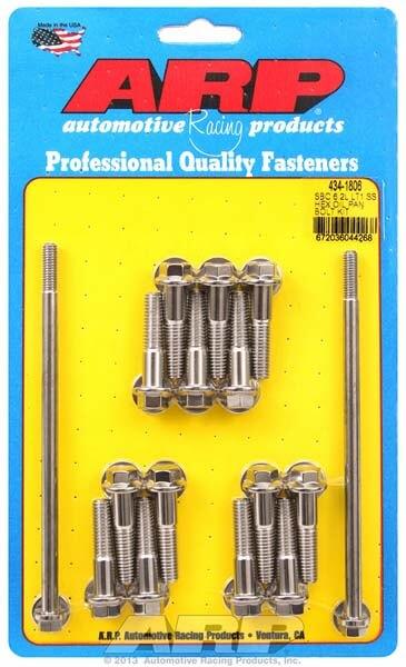 ARP Oil Pan Bolt Kits | Multiple Chevrolet Fitments (434-1806)