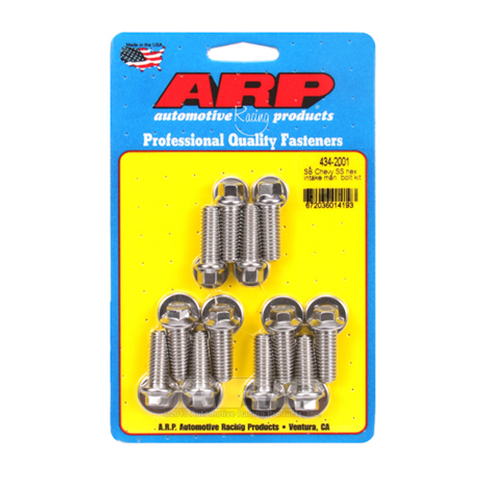 ARP Intake Manifold Bolt Kits | Multiple Chevrolet Fitments (434-2001)