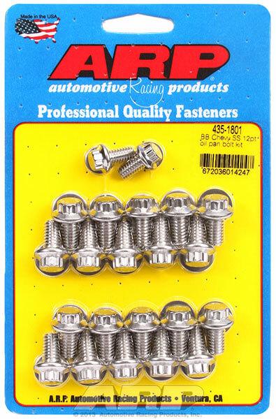 ARP Oil Pan Bolt Kits | Multiple Chevrolet Fitments (435-1801)