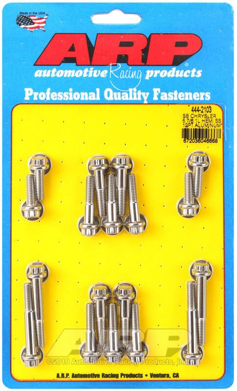 ARP Intake Manifold Bolt Kits | Multiple Chrysler Fitments (444-2103)