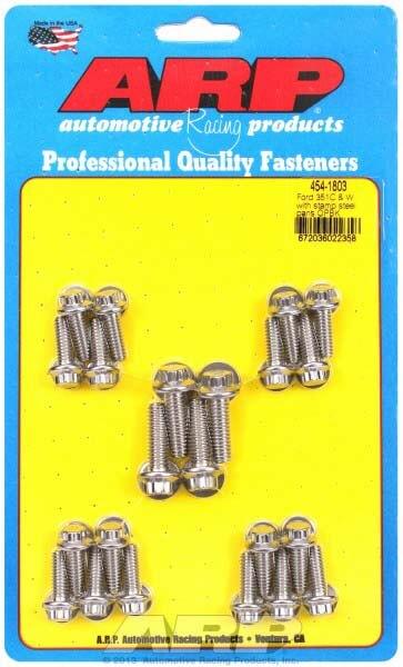 ARP Oil Pan Bolt Kits | Multiple Ford Fitments (454-1803)