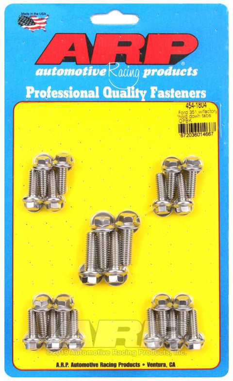 ARP Oil Pan Bolt Kits | Multiple Ford Fitments (454-1804)