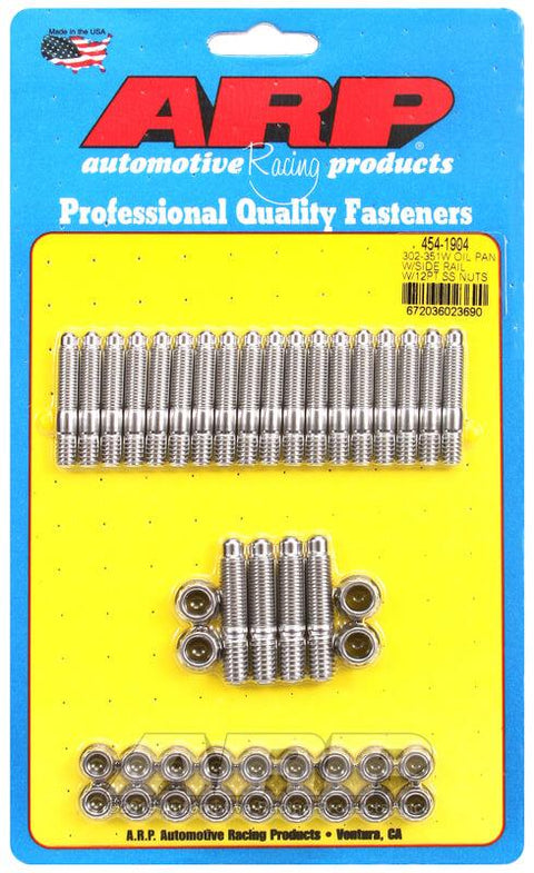 ARP Oil Pan Stud Kits | Multiple Ford Fitments (454-1904)