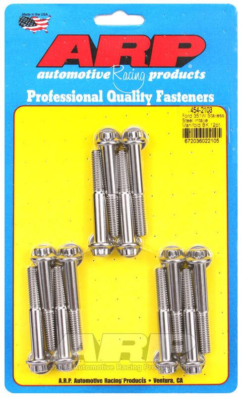 ARP Intake Manifold Bolt Kits | Multiple Ford Fitments (454-2103)