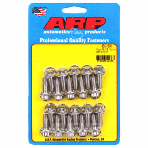 ARP Oil Pan Bolt Kits | Multiple Ford Fitments (455-1801)
