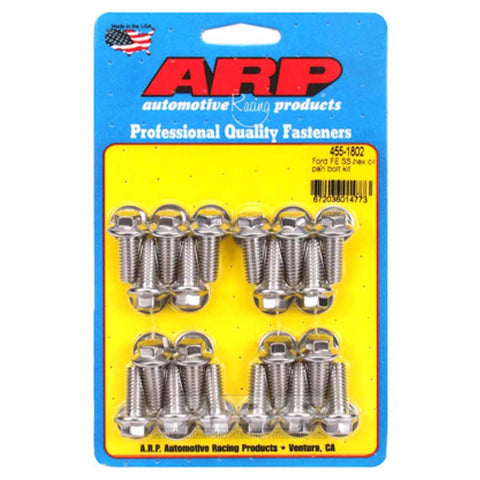 ARP Oil Pan Bolt Kits | Multiple Ford Fitments (455-1802)