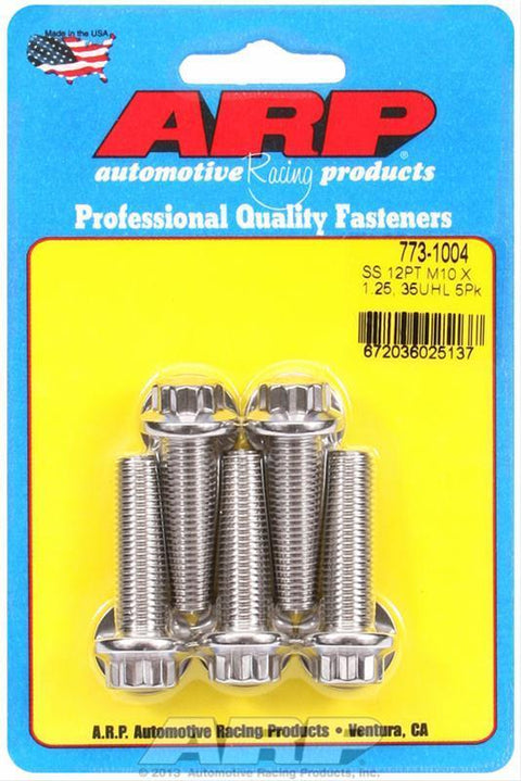 ARP Stainless Steel 10mm x 1.25 12-point Bolts (773-1004) - Modern Automotive Performance

