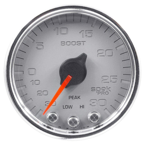 Autometer Spek-Pro 2 & 1/16" Vac/Boost Gauge 30INHG-30PSI