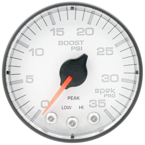 Autometer Spek-Pro 2 & 1/16" Boost Gauge 35PSI