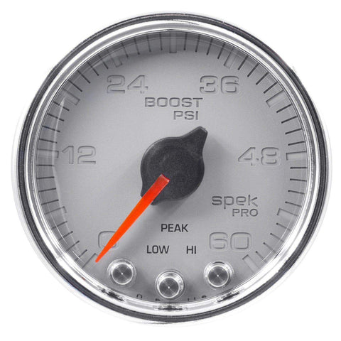 Autometer Spek-Pro 2 & 1/16" Boost Gauge 60PSI