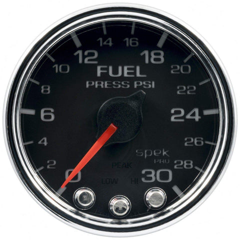 Autometer Spek-Pro 2 & 1/16" Fuel Press Gauge 30PSI