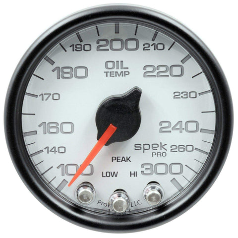 Autometer Spek-Pro 2 & 1/16" Oil Temp Gauge 100-300F