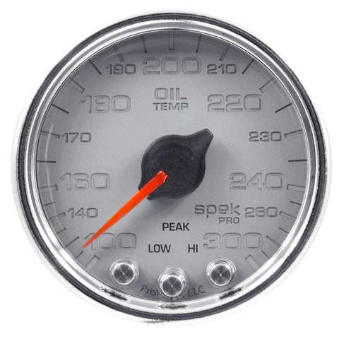 Autometer Spek-Pro 2 & 1/16" Oil Temp Gauge 100-300F