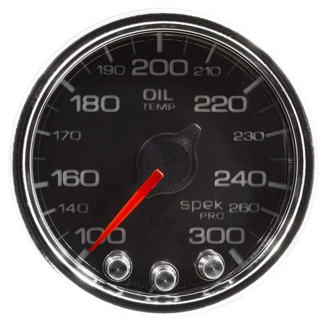 Autometer Spek-Pro 2 & 1/16" Oil Temp Gauge 100-300F