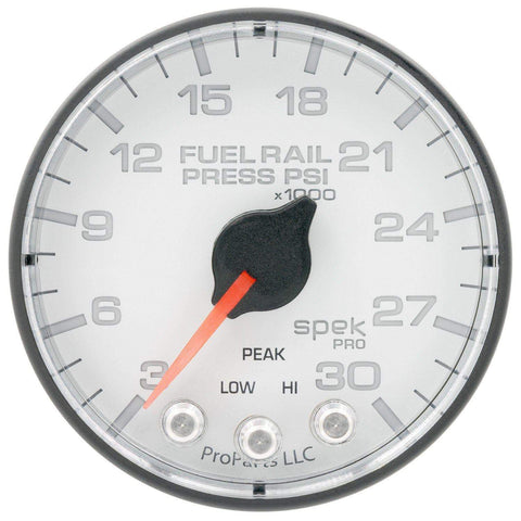Autometer Spek-Pro 2 & 1/16" Rail Press Gauge 30KPSI