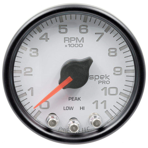Autometer Spek-Pro 2 & 1/16" Tachometer w/ Shift Light 11K RPM