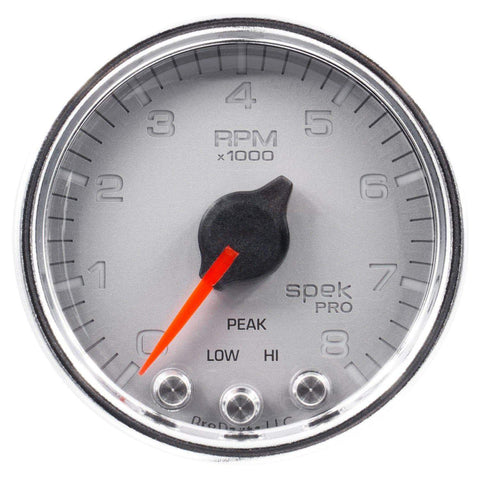 Autometer Spek-Pro 2 & 1/16" Tachometer w/ Shift Light 8K RPM