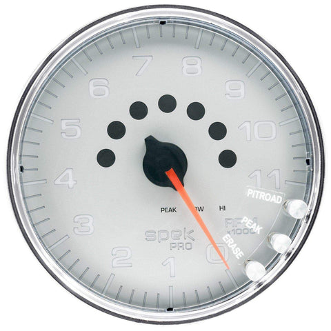 Autometer Spek-Pro 5" Tachometer W/Shift Light 11K RPM