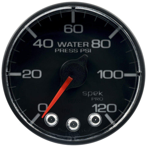 Autometer Spek-Pro 2 & 1/16" Water Press Gauge 120PSI