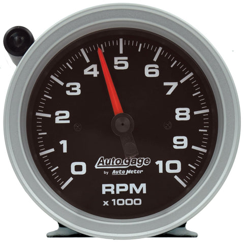 Auto Meter 3-3/4 in. Pedestal-Mount AutoGage Tachometer [10,000 RPM] (233908)
