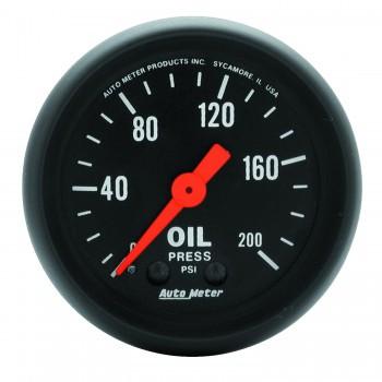 Autometer Z-Series 2-1/16'' Oil Pressure 0-200 PSI Gauge (2605)