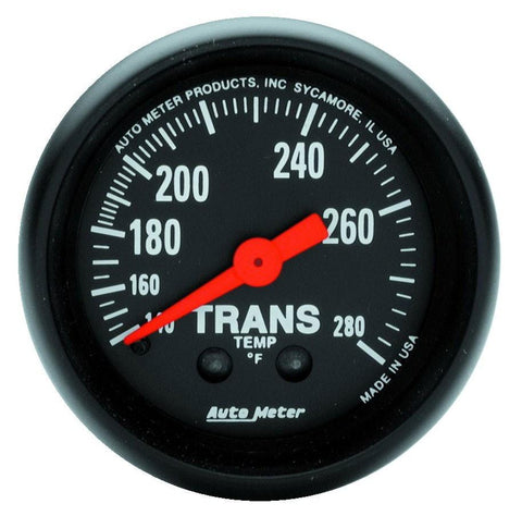 Autometer Z Series 52mm 140-280 Degrees F Mechanical Transimission Temperature Gauge (2615)