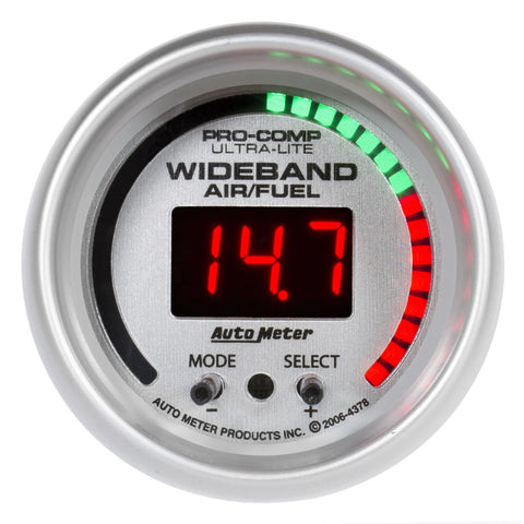 Autometer Ultra-Lite 52mm Wideband Air/Fuel Gauge (4378)