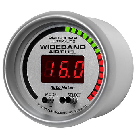 Autometer Ultra-Lite 52mm Wideband Air/Fuel Gauge (4378)