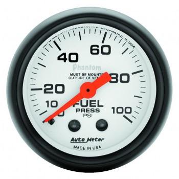 Autometer Phantom Series 2-1/16'' Fuel Pressure 0-100 PSI Gauge (5712)
