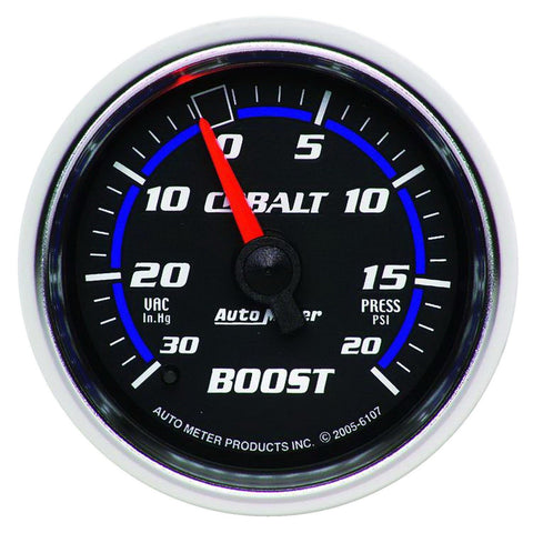 Autometer Cobalt 52mm 20psi mechanical Boost Gauge (6107)