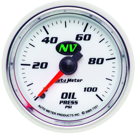 Auto Meter 0-100 PSI Oil Pressure Mechanical Gauge (7321)