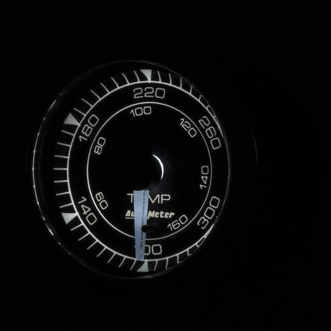 Auto Meter Chrono 2-1/16" 100-340 °F Temperature Gauge (8140)