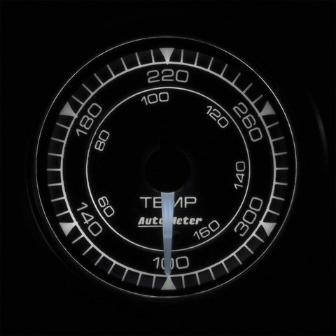 Auto Meter Chrono 2-1/16" 100-340 °F Temperature Gauge (8140)