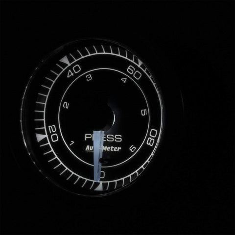Auto Meter Chrono 2-1/16" 0-100 PSI Pressure Gauge (8153)