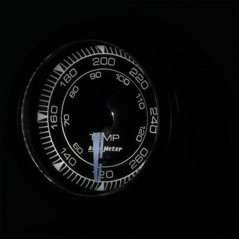 Auto Meter Chrono 2-1/16" 120-280 °F Temperature Gauge (8154)