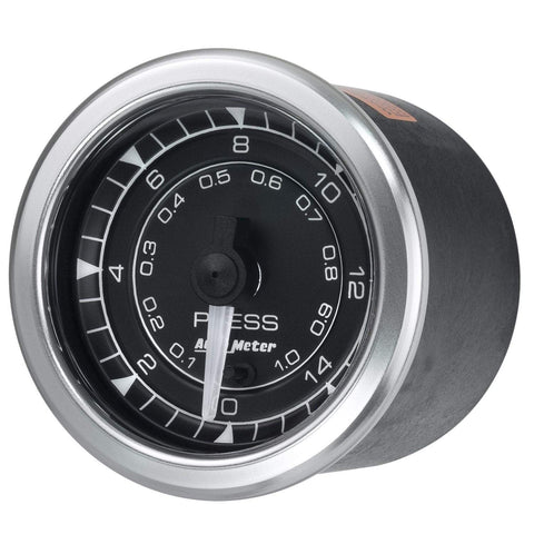 Auto Meter Chrono 2-1/16" 0-15 PSI Pressure Gauge (8162)