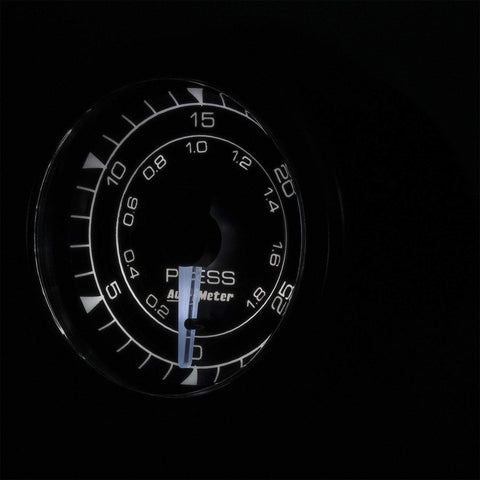 Auto Meter Chrono 2-1/16" 0-30PSI Pressure Gauge (8164)