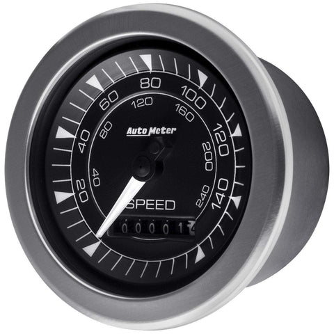 Auto Meter Chrono 3-3/8" Electric Speedometer (8188)