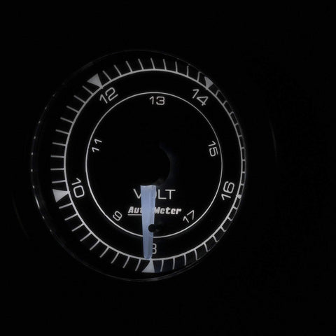 Auto Meter Chrono 2-1/16" 8-18V Voltmeter Gauge (8191)