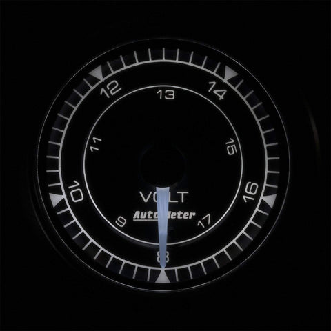 Auto Meter Chrono 2-1/16" 8-18V Voltmeter Gauge (8191)
