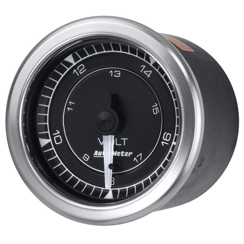 Auto Meter Chrono 2-1/16" 8-18V Voltmeter Gauge (8191)