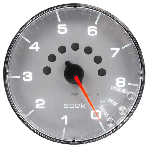 Autometer Spek-Pro 5" Tachometer W/Shift Light 8K RPM