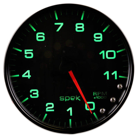 Autometer Spek-Pro 5" Tachometer W/Shift Light 11K RPM