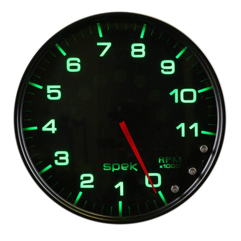 Autometer Spek-Pro 5" Tachometer W/Shift Light 11K RPM