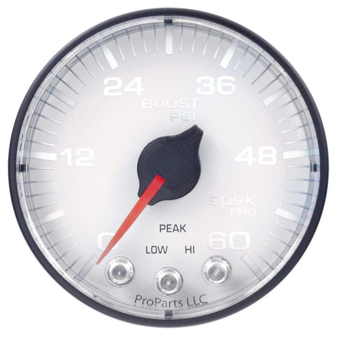 Autometer Spek-Pro 2 & 1/16" Boost Gauge 60PSI