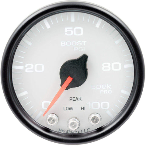 Autometer Spek-Pro 2 & 1/16" Boost Gauge 100PSI