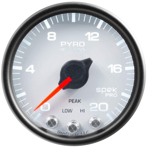 Autometer Spek-Pro 2 & 1/16" Pyro. (EGT) Gauge 0-2000F