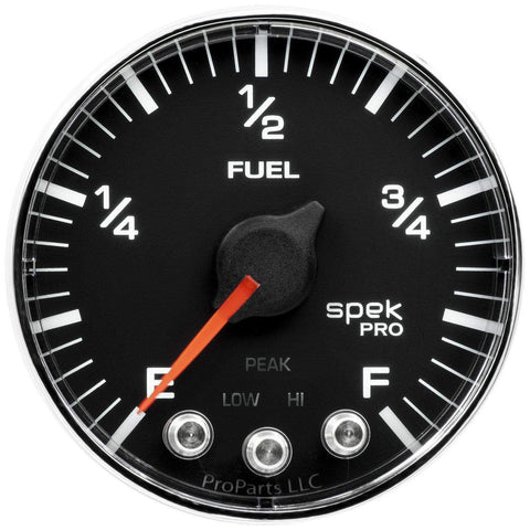 Autometer Spek-Pro 2 & 1/16" Programmable Fuel Level Gauge