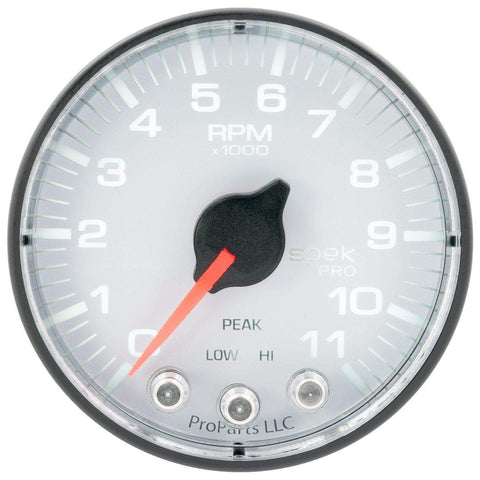 Autometer Spek-Pro 2 & 1/16" Tachometer w/ Shift Light 11K RPM